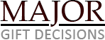 Major Gift Decisions logo